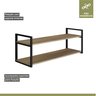 Prateleira Industrial em Aço e MDF 40cmx40cmx60cm Moderna Yescasa   - 4