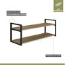 Prateleira Industrial em Aço e MDF 40cmx40cmx60cm Moderna Yescasa   - 3