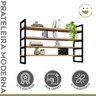 Prateleira Industrial em Aço e MDF 1,01mx40cmx60cm Moderna Yescasa   - 2
