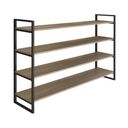 Ver imagem 1 de Prateleira Industrial em Aço e MDF 1,01mx40cmx90cm Moderna Yescasa 