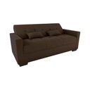 Ver imagem 1 de Sofá Cama 3 Lugares Reclinável Casal Premium 2,03 Larg Lavinia Matrix