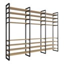 Ver imagem 2 de Roupeiro Industrial Triplo 24 Prateleiras