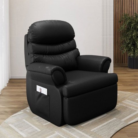 Poltrona do Papai Reclinável Premium Dallas Corino Just Time