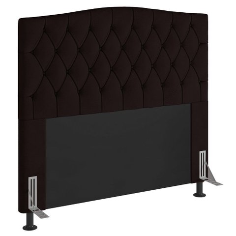 Cabeceira Cama Box Queen Itália 160 Cm Sintético Mv Estofados Italia