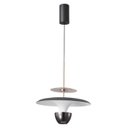 Ver imagem 1 de Pendente Preto Fosco e Dourado 20cm Led 10w 3000k Bivolt Paris Luz