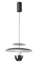 Ver imagem 1 de Pendente Preto Fosco e Dourado 20cm Led 10w 3000k Bivolt Paris Luz