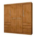 Ver imagem 2 de Guarda Roupa Casal 4 Portas 6 Gavetas 1477-96 Araplac