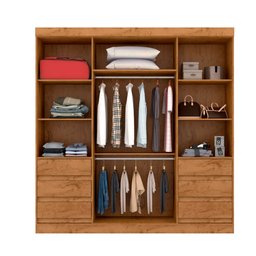 Guarda Roupa Casal 4 Portas 6 Gavetas 1477-96 Araplac - 5