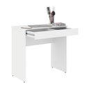 Ver imagem 2 de Mesa para Computador Paris Branco C- Gaveta Porta Itens com Divisória