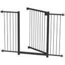 Ver imagem 1 de GRADE PORTÃO PET BEBÊ DIVISOR AMBIENTE 103 a 108 CM PRETO