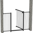 Ver imagem 5 de GRADE PORTÃO PET BEBÊ DIVISOR AMBIENTE 103 a 108 CM PRETO