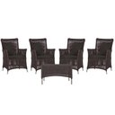 Ver imagem 1 de 4 Poltronas e 1 Mesa Igapó em Alumínio Pintura Fendi Corda Náutica Estofado 9