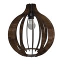 Ver imagem 2 de Lustre Pêndulo de Teto Luminária Pendente Tabaco Claro