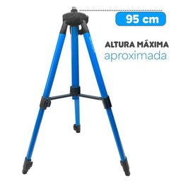 Tripé Telescópico para Nível a Laser com Rosca 5/8” Altura de até 95 Cm - 4
