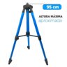 Tripé Telescópico para Nível a Laser com Rosca 5/8” Altura de até 95 Cm - 4