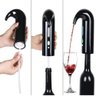 Aerador de Vinho Eletrico Dispenser Decantador Automatico Bomba Inox Preta Garrafa Inteligente - 3