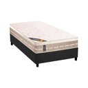 Ver imagem 1 de Cama Box Solteiro: Colchão Molas Castor Bonnel Premium Tecnopedic + Base CRC Suede Gray(88x188)
