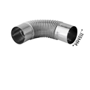 Ver imagem 2 de Curva Fogão Lenha Galvanizado Zatti - 115mm