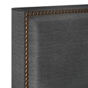 Ver imagem 6 de Cabeceira Cama Box Queen com Tachas 160 Cm Vicenza L02 Linho Cinza Escuro - Lyam Decor