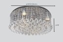 Ver imagem 5 de Lustre Pláfon para Sala Quarto com 20cm de Altura Vai Montado