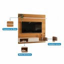 Ver imagem 4 de Painel para TV até 55 Polegadas 135cm x 136cm com 1 Porta Basculante Apolo Espresso Móveis