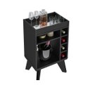 Ver imagem 2 de Bar Drink com Nichos Garrafeiros - Artely - Preto