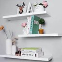 Ver imagem 6 de KIT COM 3 PRATELEIRAS EM MDF BRANCAS + KIT DE INSTALAÇÃO