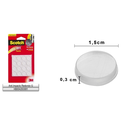 Ver imagem 2 de Anti-impacto / Gota Silicone Redondo G 15x15x4mm com 16un 3m