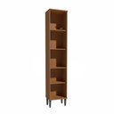 Ver imagem 2 de Cristaleira 2 Portas de Vidro 40cm Elara Kappesberg Canela