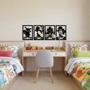 Ver imagem 7 de Kit 4 Quadros Pokémon Silhueta em Mdf Preto 40x28 Cm (pikachu, Charmander, Bulbasaur, Squirtle)