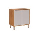 Ver imagem 1 de Módulo Cozinha Mgm Divina Balcão C/ Tampo C/ 2 Portas 80 Cm Cinamomo/off White-mgm
