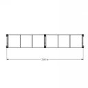 Ver imagem 3 de Mini Porta Pallet Inicial Continuação 250 Kg Nivel Conjunto Paletes Palete Módulo 200x180x60