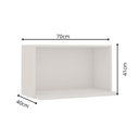Ver imagem 3 de Nicho para Microondas 100% MDF Iluminata Branco