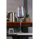 Ver imagem 4 de Conjunto 2 Taças de Vinho Balls Fio de Ouro 350ml Vidro - Wolff