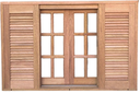 Ver imagem 1 de JANELA VENEZIANA DE CORRER RETA MACIÇA EM CEDROARANA 1,60X1,00X14 ACOMPANHA TRILHOS DUPLOS,ROLDANAS