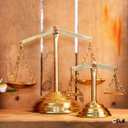 Ver imagem 7 de Balança Latão Símbolo Direito Justiça Decoração Artesanal G