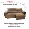 Protetor Sofá Impermeável Retrátil e Reclinável 2 Módulos 2,30m( Medida com Os Braços):cinza - 2