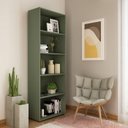Ver imagem 7 de Estante Livreiro 5 Prateleiras 180x60 Cm Menta Arly