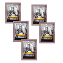 Ver imagem 1 de Kit 5 Molduras Porta Retrato Rose Gold 10x15 A6 com Vidro Sala Quarto