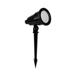 Espeto Led Jardim 5w Amarelo Âmbar Bivolt Preto - 1