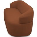 Ver imagem 6 de Sofá 3 Lugares Orgânico Sala de Estar Living 170cm Carmen F04 Veludo Telha - Lyam Decor