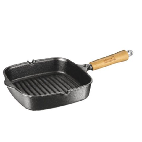 Panela Frigideira Cook Grill em Ferro Fundido 23,5x23,5