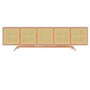 Ver imagem 2 de Balcão Buffet Ricco 273 5 Pts Laca com Portas em Palhinha Off White