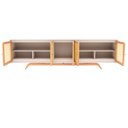 Ver imagem 4 de Balcão Buffet Ricco 273 5 Pts Laca com Portas em Palhinha Off White