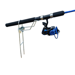KIT 05 SUPORTES PARA 1 VARA DE PESCA MANIVELA COM REGULAGEM - 6