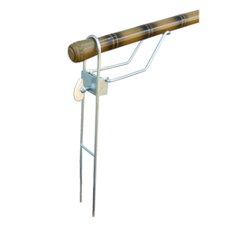 KIT 05 SUPORTES PARA 1 VARA DE PESCA MANIVELA COM REGULAGEM - 5