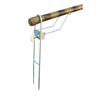 KIT 05 SUPORTES PARA 1 VARA DE PESCA MANIVELA COM REGULAGEM - 5