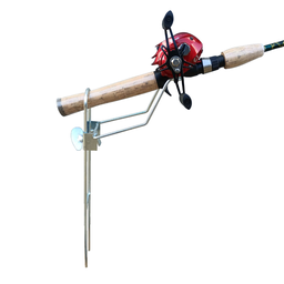 KIT 05 SUPORTES PARA 1 VARA DE PESCA MANIVELA COM REGULAGEM - 4