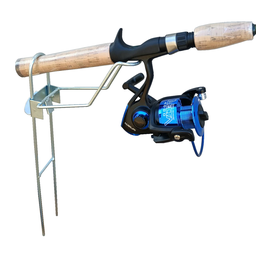 KIT 05 SUPORTES PARA 1 VARA DE PESCA MANIVELA COM REGULAGEM - 3
