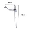 KIT 05 SUPORTES PARA 1 VARA DE PESCA MANIVELA COM REGULAGEM - 9